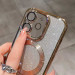 Фото TPU чехол Delight case with Magnetic Safe с защитными линзами на камеру для Apple iPhone 11 (6.1") (Золотой / Gold) в магазине vchehle.ua