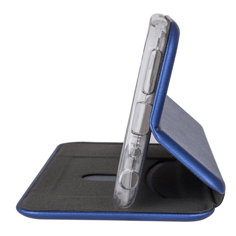 Купить Кожаный чехол (книжка) Classy для Xiaomi Redmi Note 5 Pro / Note 5 (DC) (Синий) на vchehle.ua