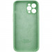 Чехол Silicone Case Full Camera Protective (AA) для Apple iPhone 12 Pro (6.1") (Зеленый / Pistachio) в магазине vchehle.ua