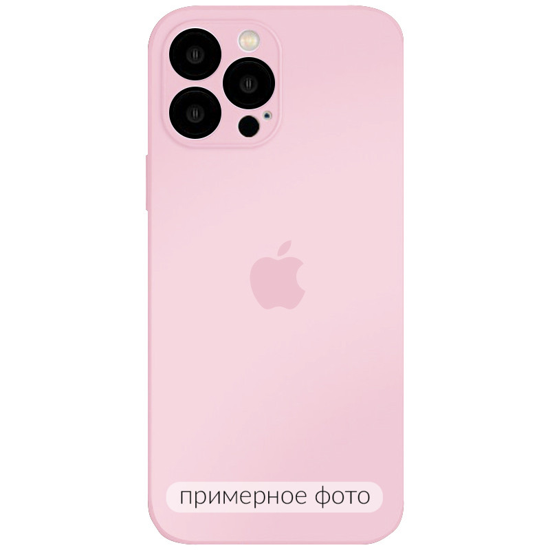 Чохол TPU+Glass Sapphire matte case на Apple iPhone 12 (6.1") (Chanel Pink)