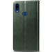 Кожаный чехол-книжка GETMAN Gallant (PU) для Samsung Galaxy A10s (Зеленый) в магазине vchehle.ua