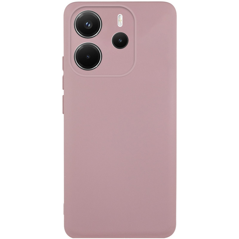 Чохол Silicone Cover Lakshmi Full Camera (AAA) на Xiaomi Redmi Note 14 4G (Europe version) (Рожевий / Pink Sand)