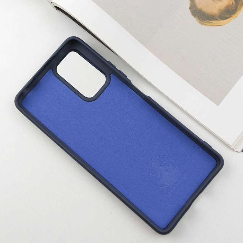 Фото Чехол Silicone Cover Lakshmi (AA) для Xiaomi Redmi Note 10 Pro / 10 Pro Max (Синий / Midnight Blue) на vchehle.ua