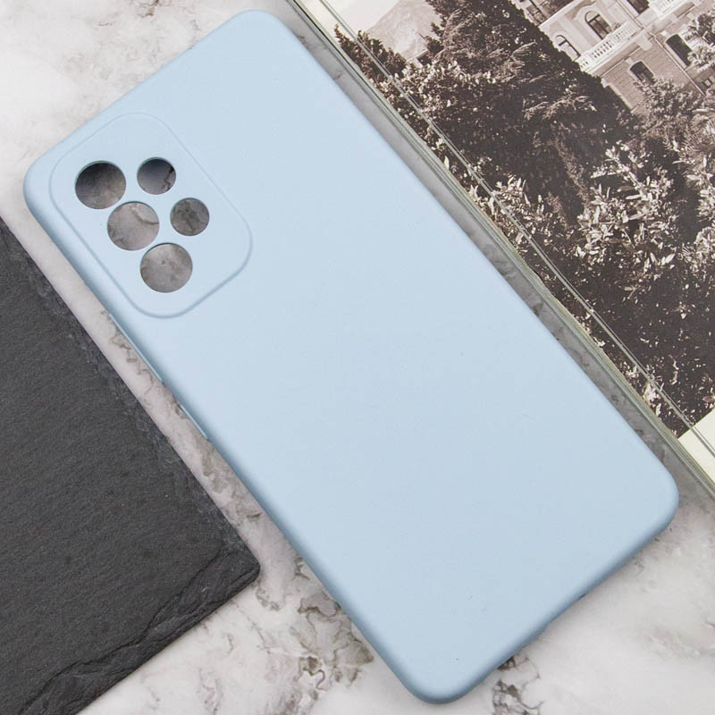 Купить Чехол Silicone Cover Lakshmi Full Camera (AAA) для Samsung Galaxy A53 5G (Голубой / Sweet Blue) на vchehle.ua