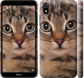 

Чехол Полосатый котик для Xiaomi Redmi 7A 742405
