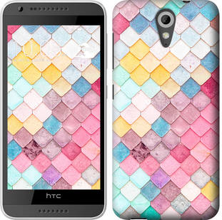 

Чехол Красочная черепица для HTC Desire 620 334787