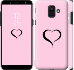 Чехол Сердце 1 для Samsung Galaxy A6 2018