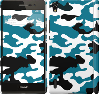 

Чехол Камуфляж прозрачный фон для Huawei Ascend P7 913112