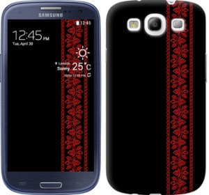 Чехол Вышиванка 53 для Samsung Galaxy S3 i9300