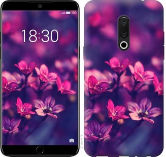 

Чехол Пурпурные цветы для Meizu 15 Plus 668246