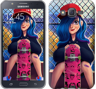 

Чохол Прикольна дівчинка зі скейтбордом на Samsung Galaxy J7 J700H 618134