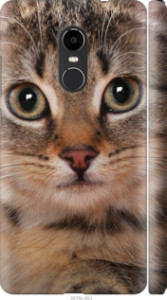 Чехол Полосатый котик для Xiaomi Redmi Note 4 (Snapdragon)