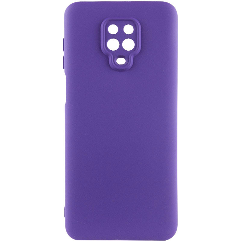 Чехол TPU GETMAN Liquid Silk Full Camera для Xiaomi Redmi Note 9s / Note 9 Pro / Note 9 Pro Max (Фиолетовый / Ultra Violet)