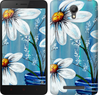 

Чехол Красивые арт-ромашки для Xiaomi Redmi Note 2 323854