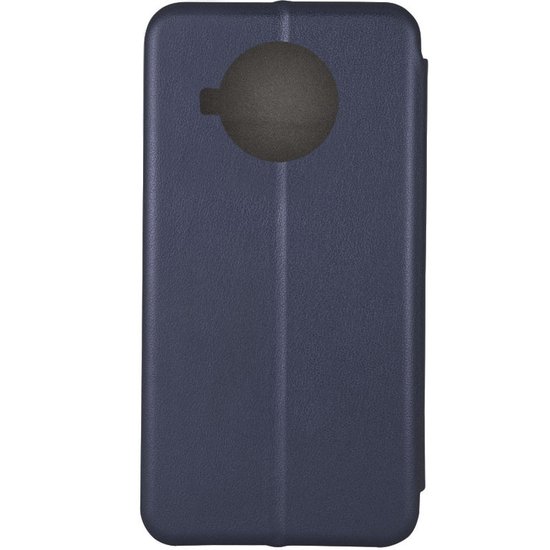 Фото Кожаный чехол-книжка Classy для Xiaomi Mi 10T Lite / Redmi Note 9 Pro 5G (Темно-синий) на vchehle.ua