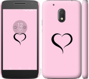 Чехол Сердце 1 для Motorola Moto G4 Play