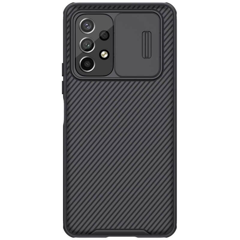 Карбонова накладка Nillkin CamShield Pro на Samsung Galaxy A73 5G (Чорний)