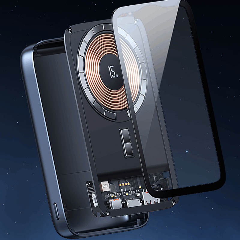 Фото Уценка Портативное ЗУ Usams US-CD184 PB67 PD20W+QC3.0 15W Magnetic Wireless 10000mAh (Вскрытая упаковка / Tarnish) в магазине vchehle.ua