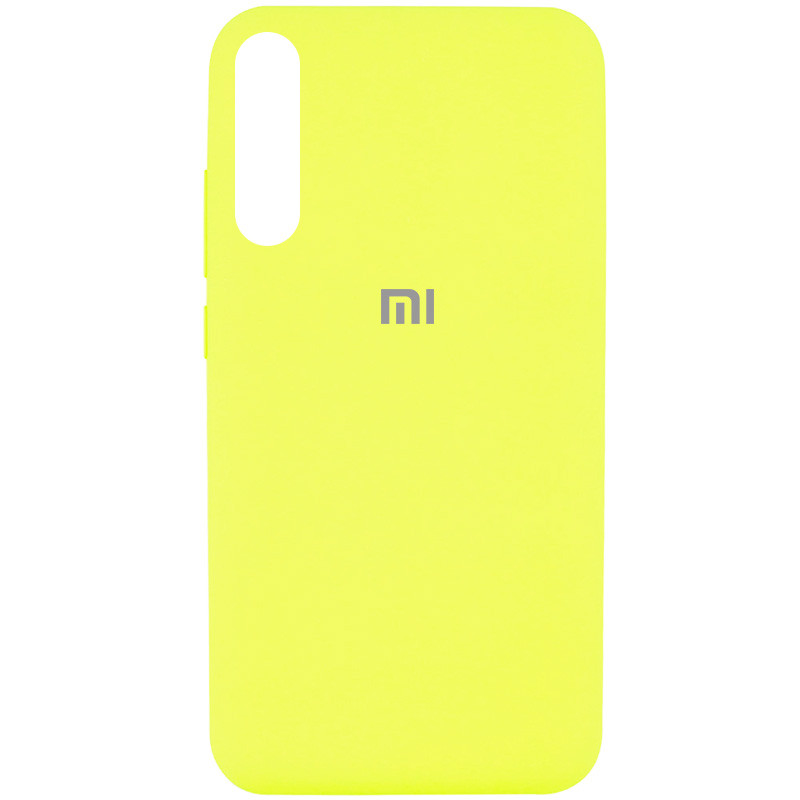 Чохол Silicone Cover Full Protective (AA) на Xiaomi Mi 9 (Жовтий / Lemon)