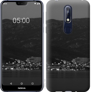 

Чохол Ніч на березі на Nokia 7.1 757928