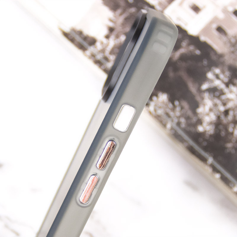 Купити TPU+PC чохол Magic glow with protective edge на Apple iPhone 12 Pro / 12 (6.1") (Black) на vchehle.ua