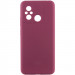 Чехол Silicone Cover Lakshmi Full Camera (AAA) для Xiaomi Redmi 12C (Бордовый / Plum)