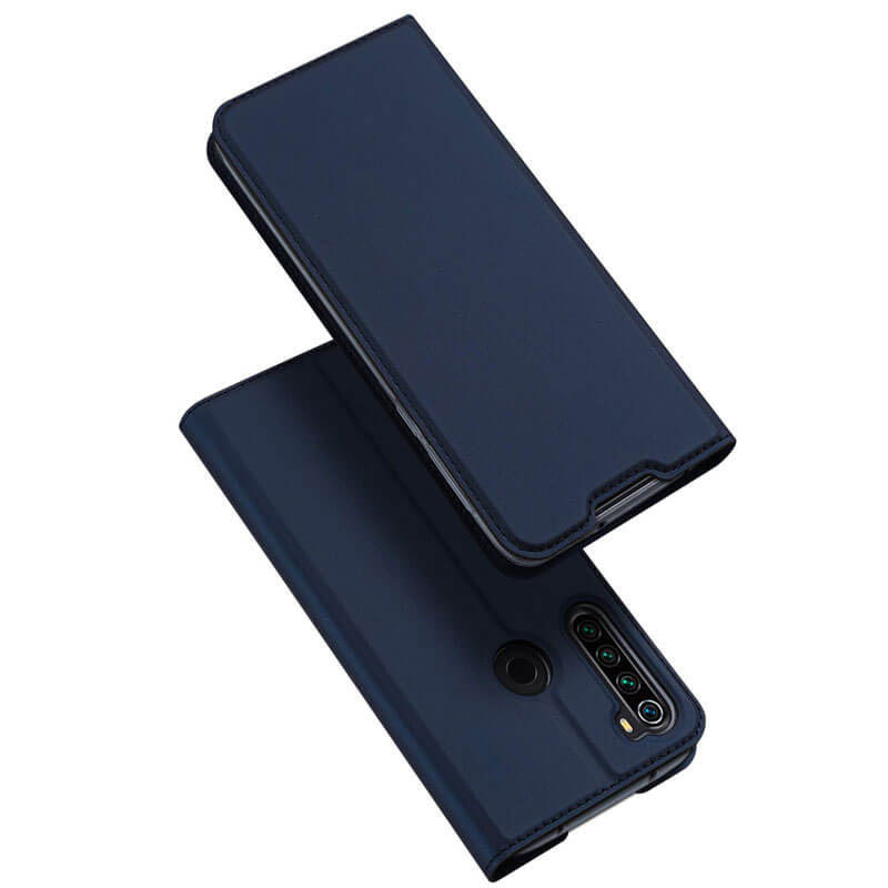 

Чохол-книжка Dux Ducis з кишенею для візиток на Xiaomi Redmi Note 8T (Синій) 869211