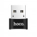 Переходник Hoco UA6 OTG USB to Type-C (Черный)