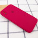 Фото Чохол Silicone Case Square Full Camera Protective (AA) для Apple iPhone X / XS (5.8") (Червоний / Rose Red) на vchehle.ua