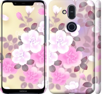 

Чехол Японские цветы для Nokia 8.1 764567