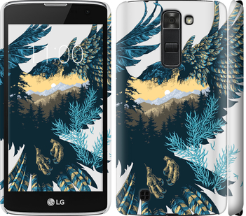 

Чохол Арт-орел на тлі природи на LG K7 239270