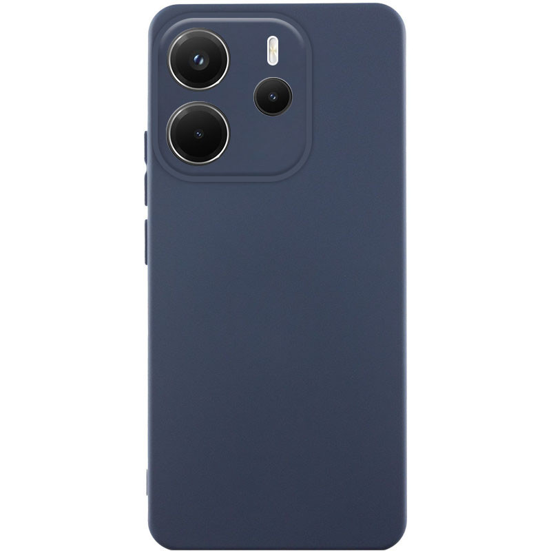 Чехол Silicone Cover Lakshmi Full Camera (AA) для Xiaomi Redmi Note 14 4G (Europe version) (Синий / Midnight blue)