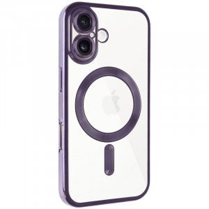 TPU чохол Fibra Chrome with Magnetic safe на Apple iPhone 16 (6.1")