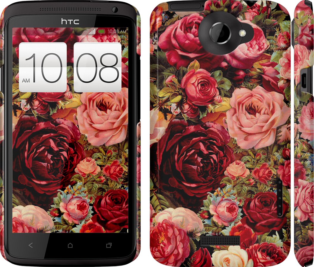 

Чохол Квітучі троянди на HTC One X 235712