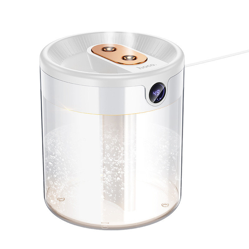Фото Увлажнитель воздуха Hoco HX31 Dual spray humidifier with digital display (White) на vchehle.ua