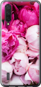Чехол Розовые пионы для Xiaomi Mi 9 Lite