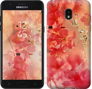

Чехол Розовые цветы для Samsung Galaxy J7 2018 673253