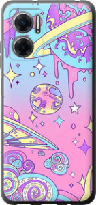 Чехол Розовая галактика для Xiaomi Redmi Note 11E