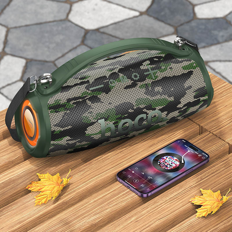 Bluetooth колонка Hoco HA4 Surge outdoor (Camouflage Green) в магазине vchehle.ua