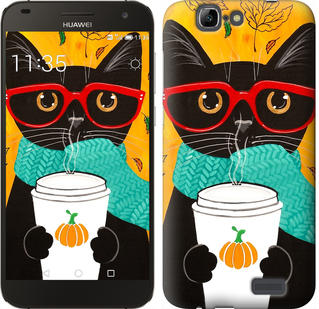 

Чохол Осінній кіт на Huawei Ascend G7 639850
