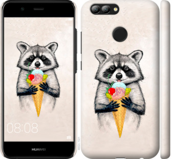 

Чехол Енотик с мороженым для Huawei Nova 2 801320
