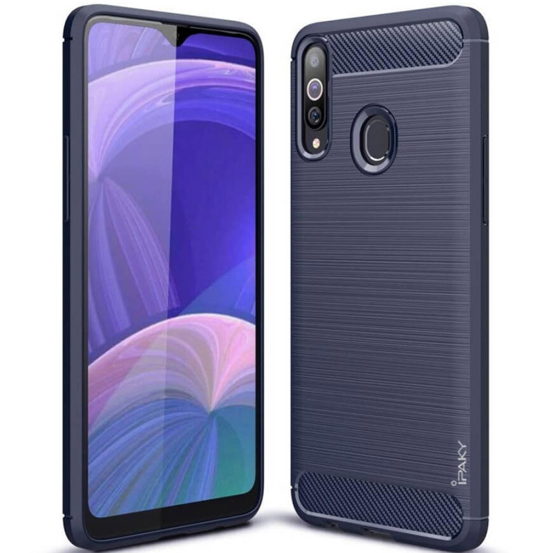 

TPU чехол iPaky Slim Series для Samsung Galaxy A20s (Синий) 787758