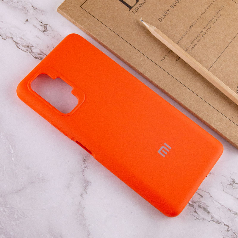 Заказать Чехол Silicone Cover Full Protective (AA) для Xiaomi Redmi Note 10 Pro / 10 Pro Max (Оранжевый / Neon Orange) на vchehle.ua