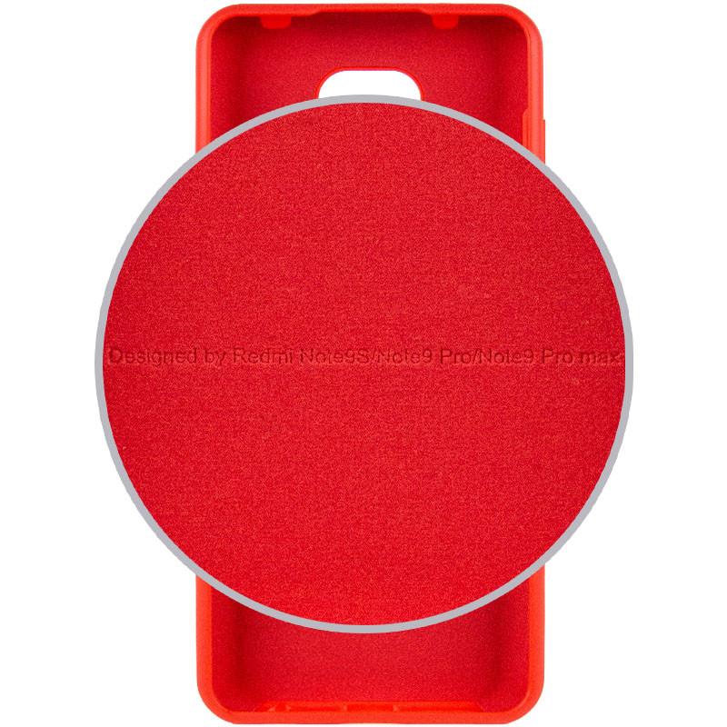 Фото Чехол Silicone Cover Full Protective (AA) для Xiaomi Redmi Note 9s / Note 9 Pro / Note 9 Pro Max (Красный / Red) в магазине vchehle.ua