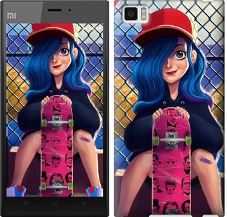 

Чехол Прикольная девочка со скейтбордом для Xiaomi Mi3 618371