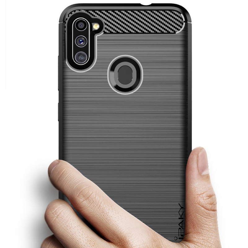 Фото TPU чохол iPaky Slim Series на Samsung Galaxy A11 (Чорний) на vchehle.ua