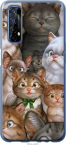 Чехол коты для Realme 7