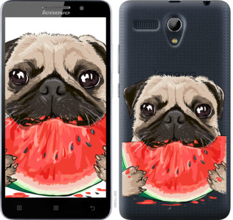 

Чохол Мопс і кавун на Lenovo A616 843560