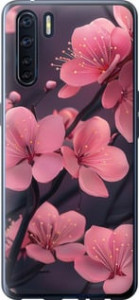 Чехол Пурпурная сакура для Oppo A91