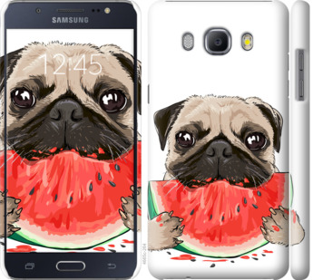 

Чехол Мопс и арбуз для Samsung Galaxy J5 (2016) J510H 843479